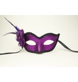 Venetian mask 'Rosa' (purple)