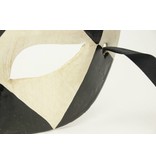 Venetian mask 'Chezz' (black,white check pattern)