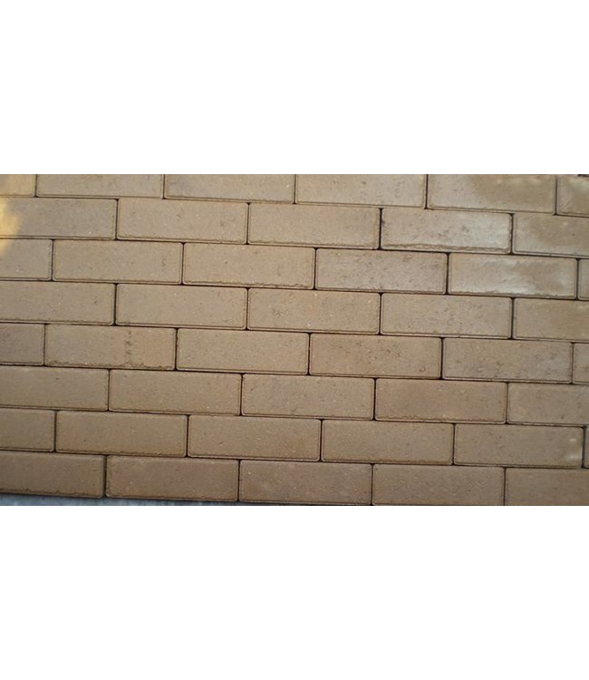 Dikformaat 21x7x8 facet oker