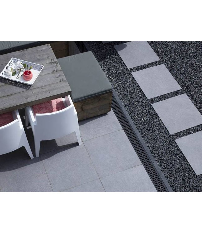 Geoceramica 30x120x4 cm Impasto Grigio