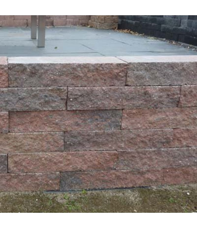 Brickwall Geknipt Oud Bont 30x10x6 cm