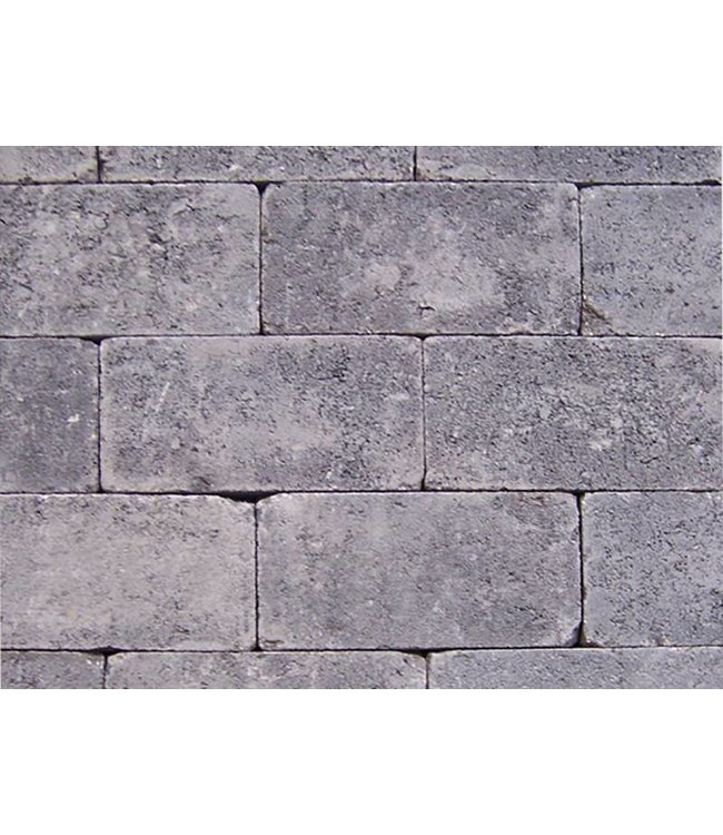 Keiformaat Antraciet Getrommeld 21X10,5x7 cm