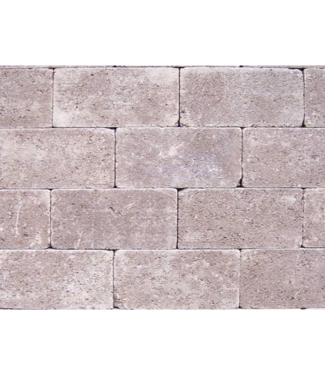 Keiformaat Kastanje bruin Getrommeld 21X10,5x7 cm