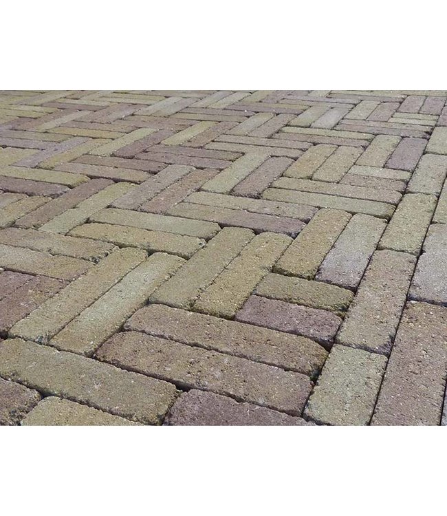 Waalformaat Geel Bruin Getrommeld 20x5x7 cm