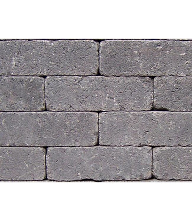 Antraciet Plat gelegd Getrommeld