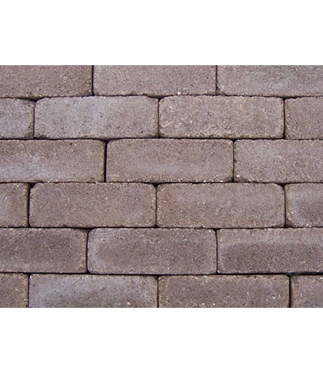 Kastanje Bruin Plat gelegd Getrommeld