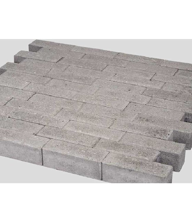 Dikformaat Grijs Facet 21x7x7 cm