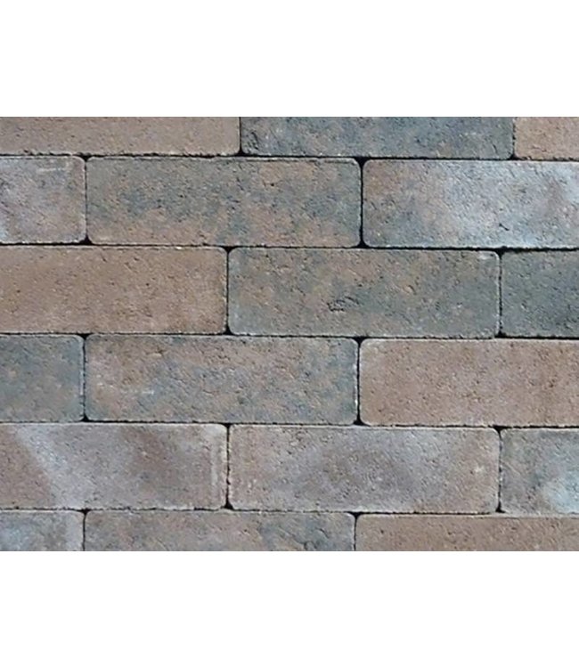 Dikformaat Bruin/zwart strak 20X6,6x6,6 cm