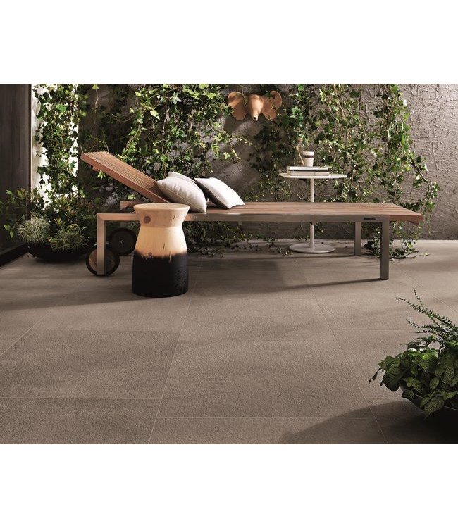 Geoceramica 80x80x4 cm Vetro Concerto Piombo