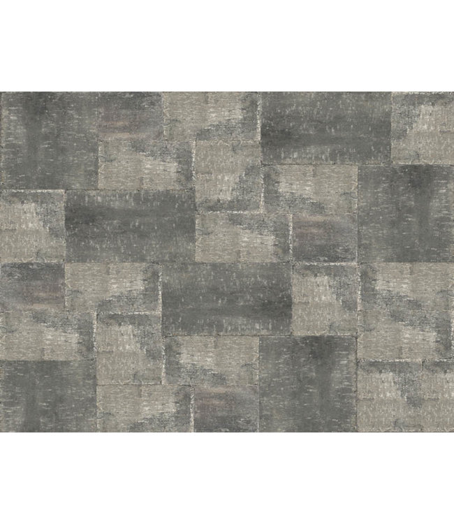 Abbeystones wildverband 6 cm getrommeld grijs/zwart