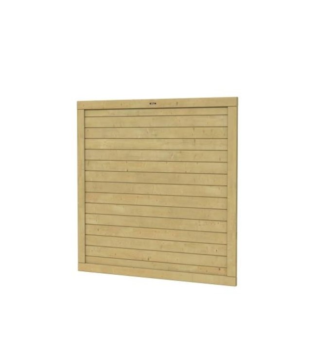 Design Basic Scherm Hillhout Vuren Groen geïmpregneerd 180x180 cm