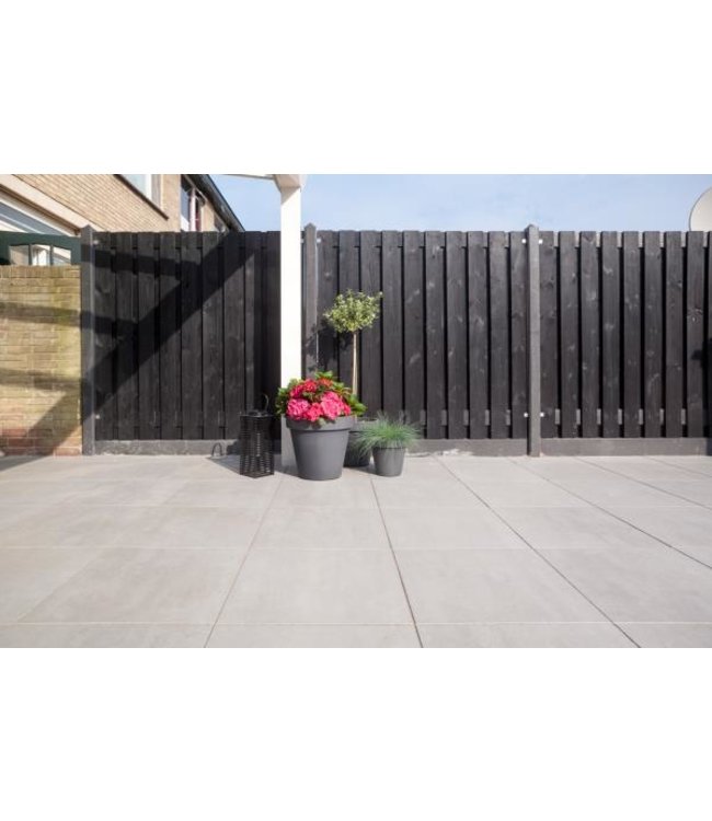 Roermond scherm 130x180 cm zwart gespoten