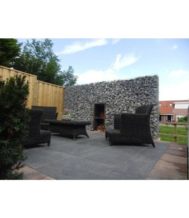 Bouwstaalmat verzinkt 300x200 cm maas 15x15x0.4 cm