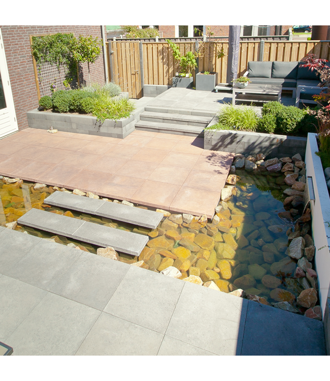 Schellevis Oud Hollandse Tegel 50x50x5 Rood / Bruin