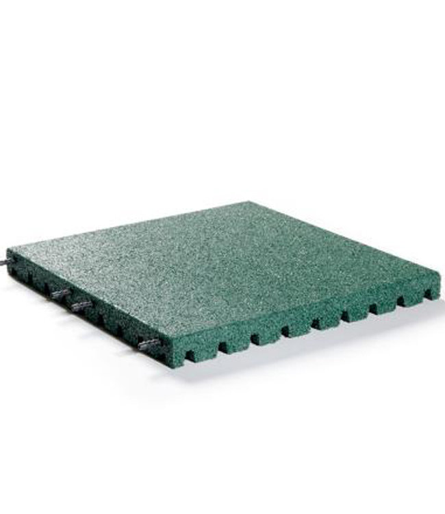 Veiligheidstegel Groen met pen-gatverbinding