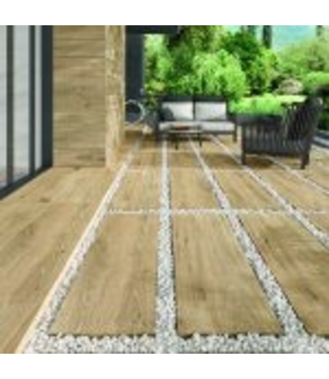 Geoceramica 120x30x4 cm Eiken Schots