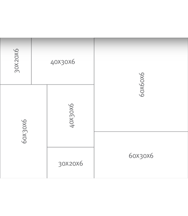 Grande Allure Wildverband Facetta Marmo Oscuro Type 2 Marmo Oscuro Deklaag en Coating