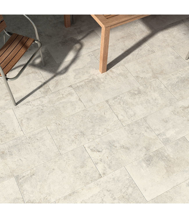 Keramische Buitentegel Bari Creme 40X80X2 cm