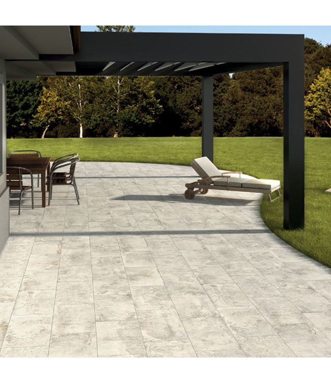 Keramische Buitentegel Bari Creme 60X120X2 cm