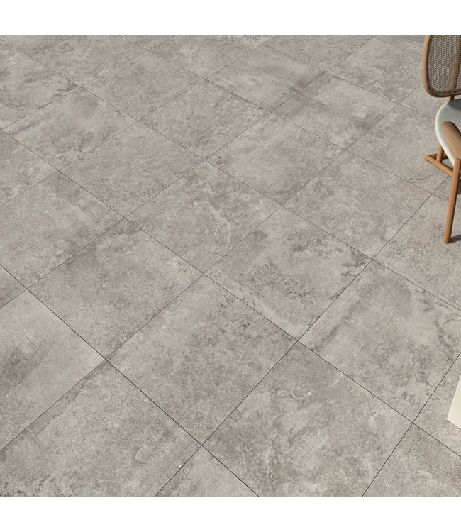 Keramische Buitentegel Bari Beige Gemeleerd 60x60x2 cm