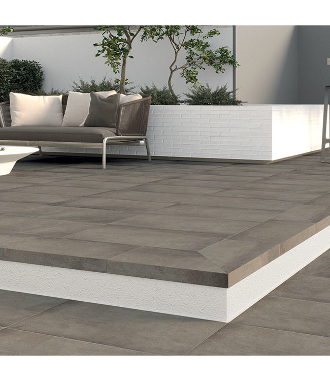 Keramische Buitentegel Reno Bruin 40X80X2 cm