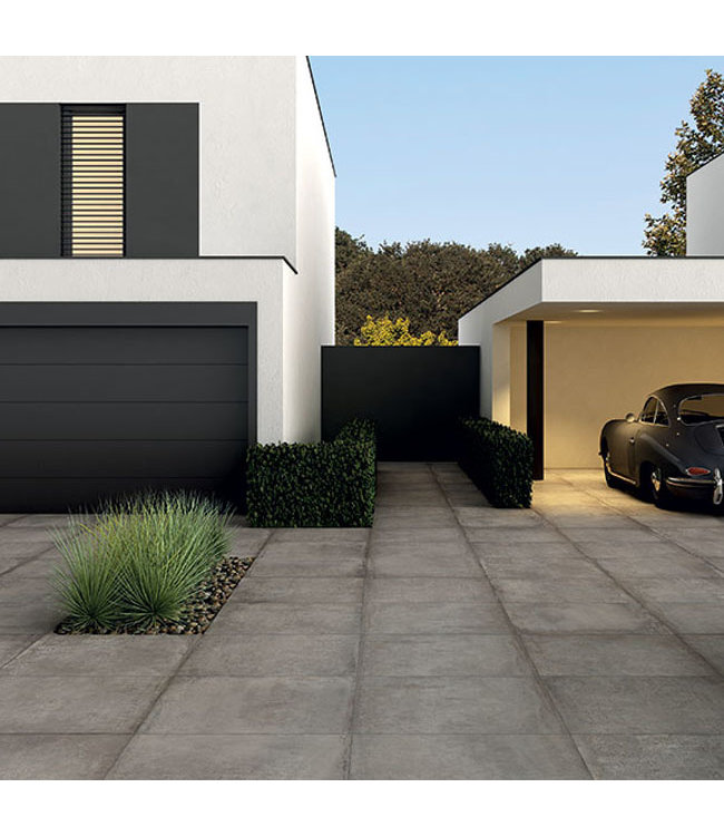 Keramische Buitentegel Fano Grijs 100x100x2 cm