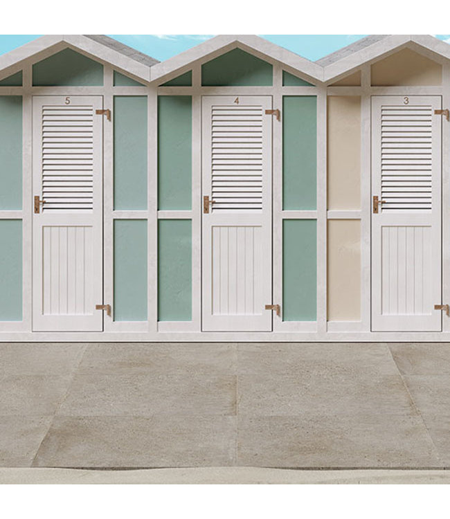 Keramische Buitentegel Fano Dark Beige 60x120x2 cm