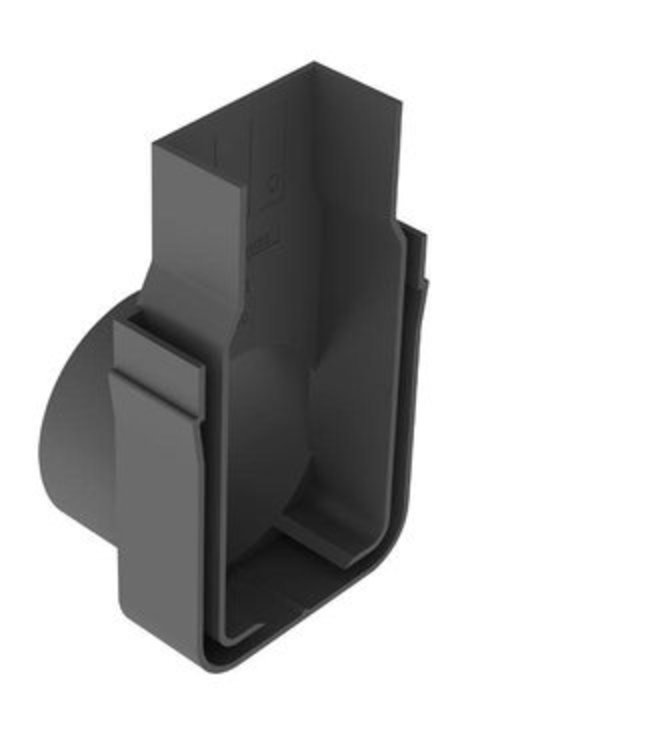 Slim line zij-uitloop 50 mm