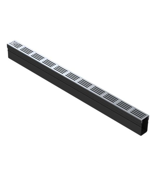 Slim line goot aluminium 100cm