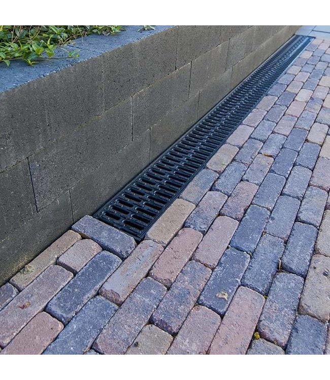 Hexaline goot 2.0 1 meter zwart rooster