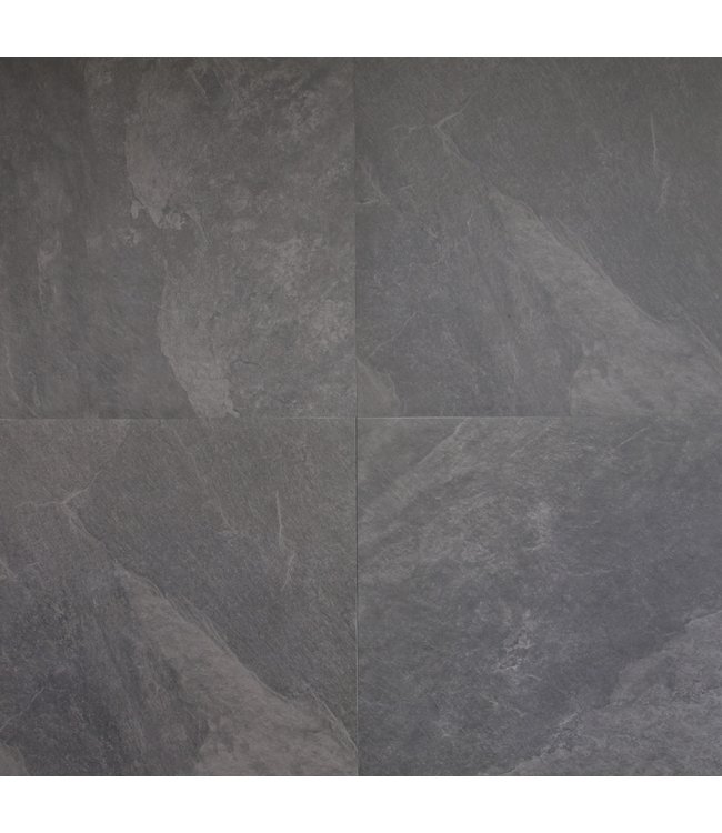 RR Keramische buitentegel Interior Stone Nero 60x60x2 cm
