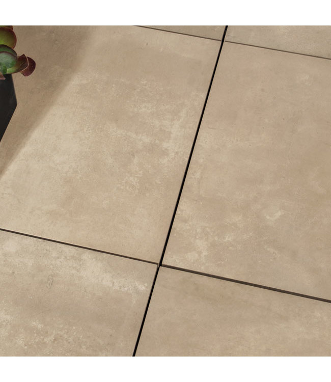 Keramische Buitentegel Rome Beige 60x60x2 cm