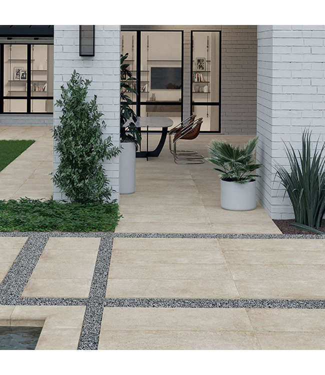 Keramische Buitentegel Fano Beige 60X60X2 cm