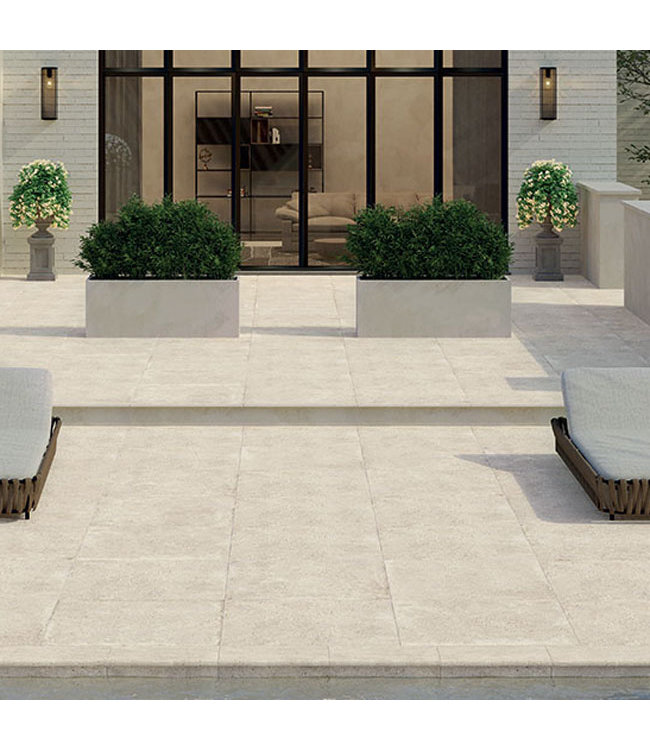 Keramische Buitentegel Fano Creme 60X60X2 cm