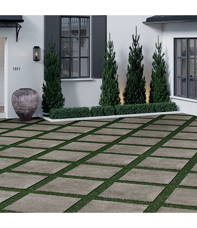 Keramische Buitentegel Fano Grijs 60X60X2 cm