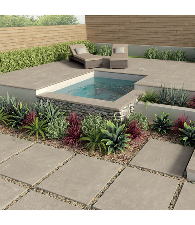 Keramische Buitentegel Pisa Beige 80x80x2  cm