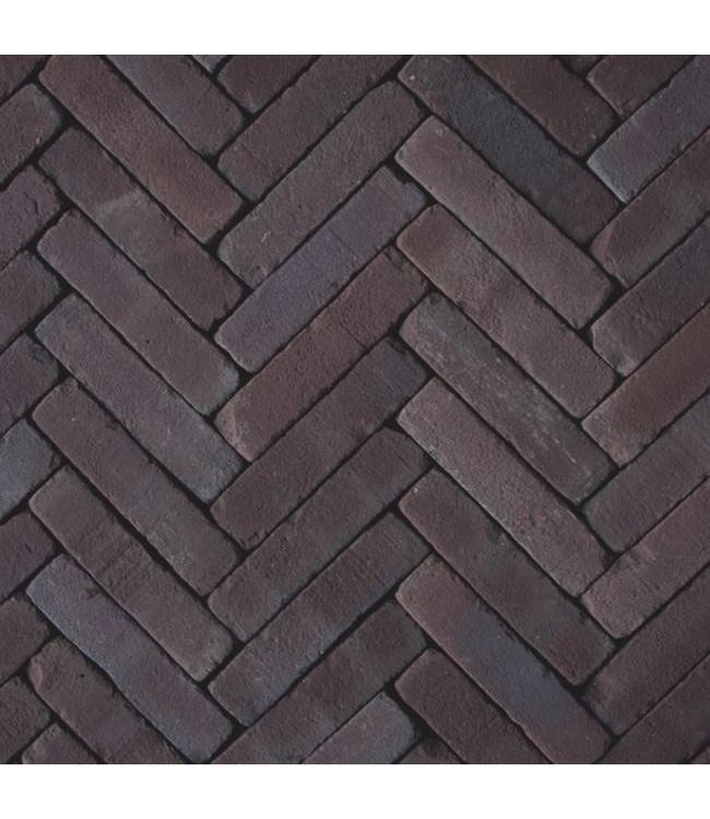 Gebakken Waalformaat bezand getrommeld Norton paars-blauw