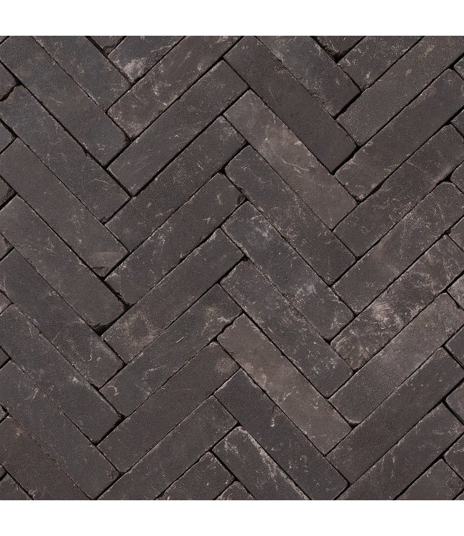 Ares zwart gebakken waalformaat bezand getrommeld