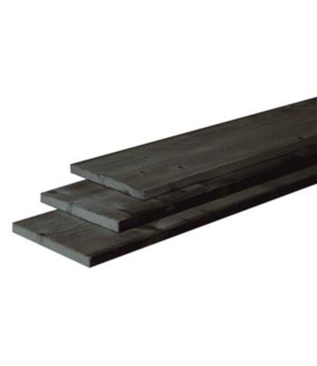 Fijnbezaagde plank Douglas antraciet