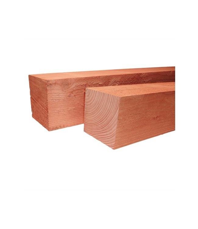 Fijnbezaagde paal Douglas blank