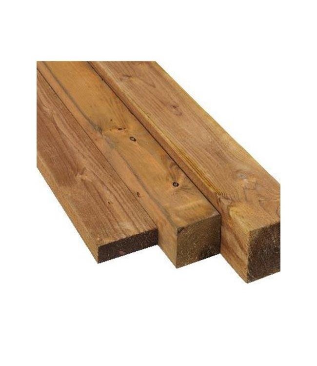 Fijnbezaagde gording Douglas blank