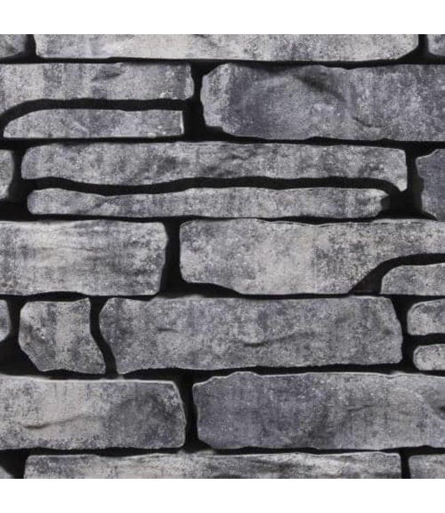 Stone Walling Grijs/Zwart 18x42x8