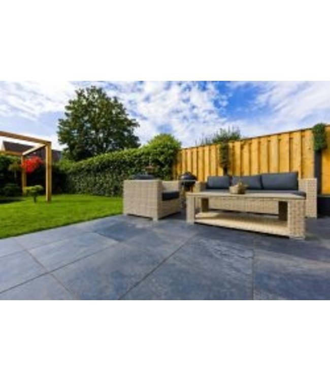 Geoceramica 80x80x4 cm Ardesie Black Reef