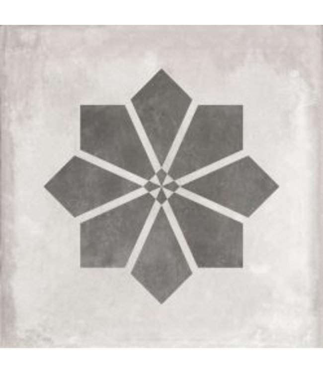 Geoceramica 80x80x4 cm Etoile Silver Base