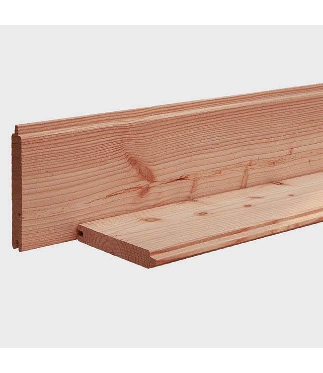 Red Class Wood Blokhutprofiel dubbelzijdig