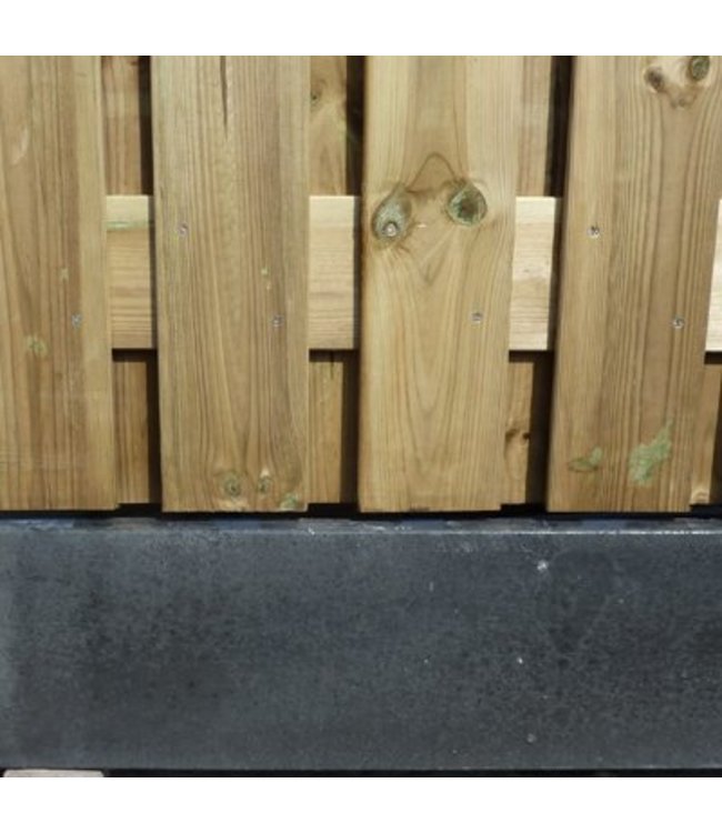 Betonplaat Glad Antraciet ongecoat 184x24x3.5cm