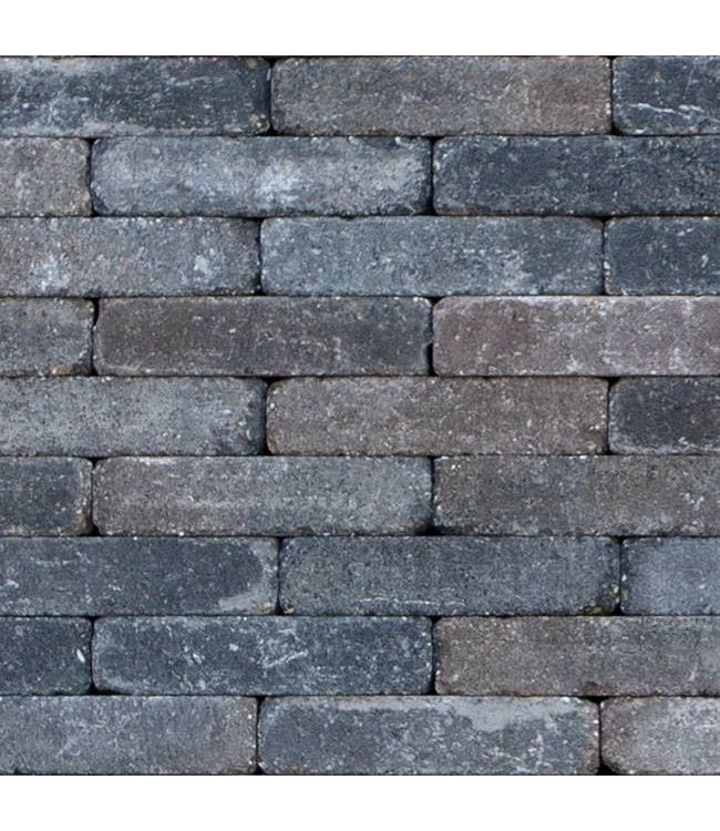 Metro Trommelsteen bruinzwart waalformaat