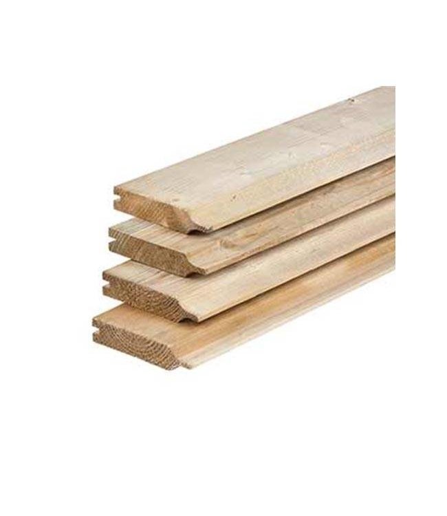 Dubbelzijdig Rabat Grenen geïmpregneerd