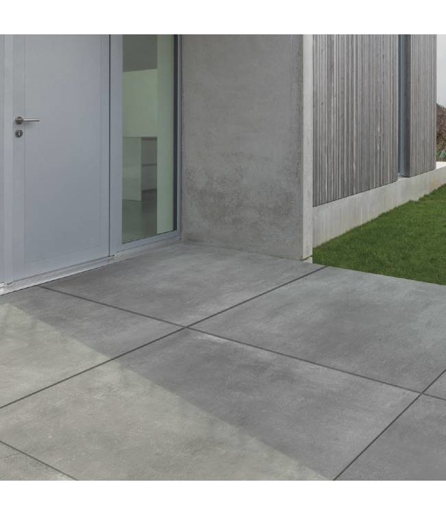 Keramische Terrastegel Abruzzo Grijs 60X60X2 cm