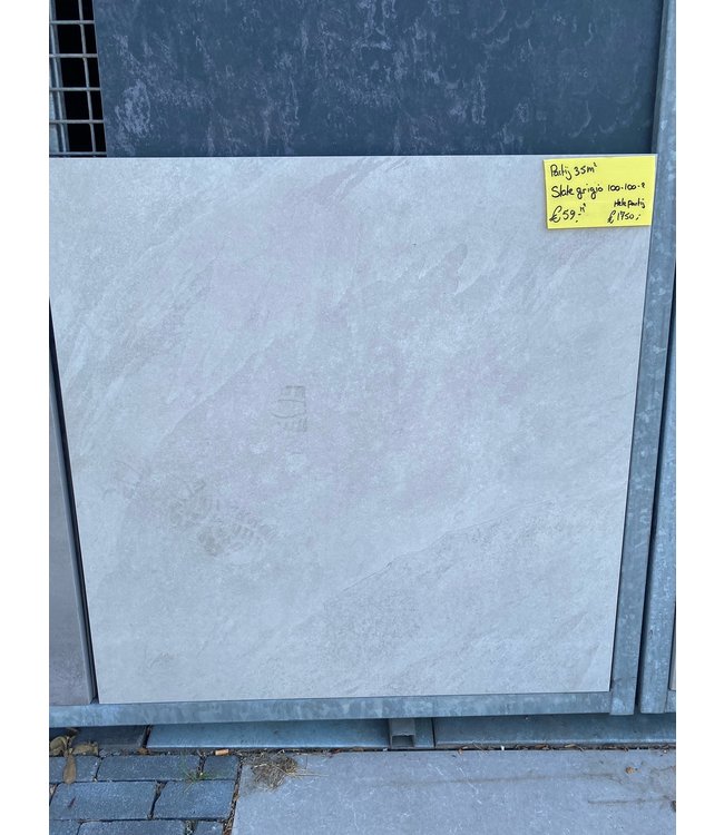 Partij 35m2 Slate Grigio 100-100-2 Keramisch